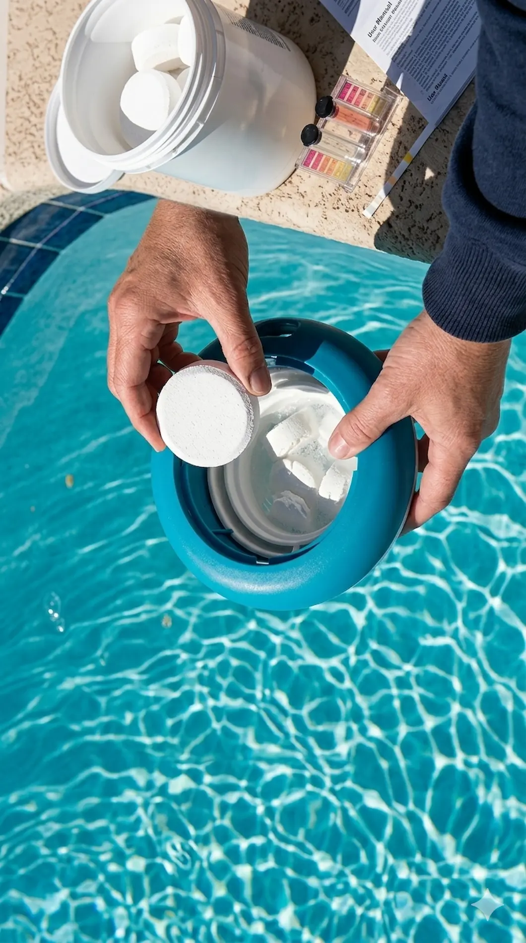 ahorro-cloro-piscina-verano-2026-imagen-con-ia